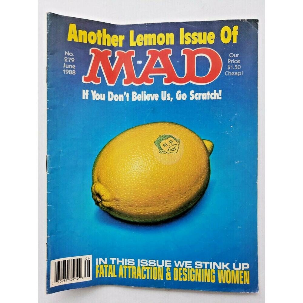 1988 MAD Magazine June No. 279 "Lemon Issue / Fatal Attraction" M 261